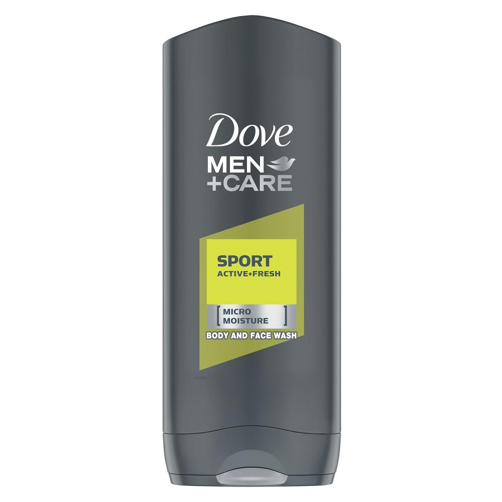 DOVE Men+Care Active Fresh Body & Face Wash 400ml DOVE Men+Care Active Fresh Body & Face Wash 400ml